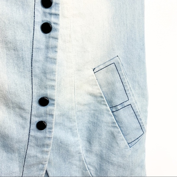 Classics Made in Italy Denim Ladies Top - Picture 6 of 14